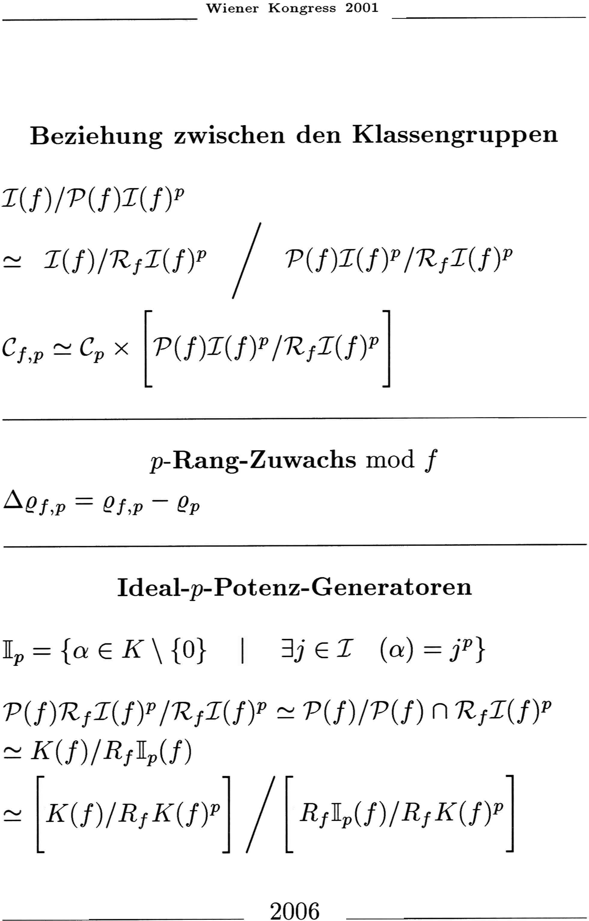 Ideal-p-Potenz-Generatoren
