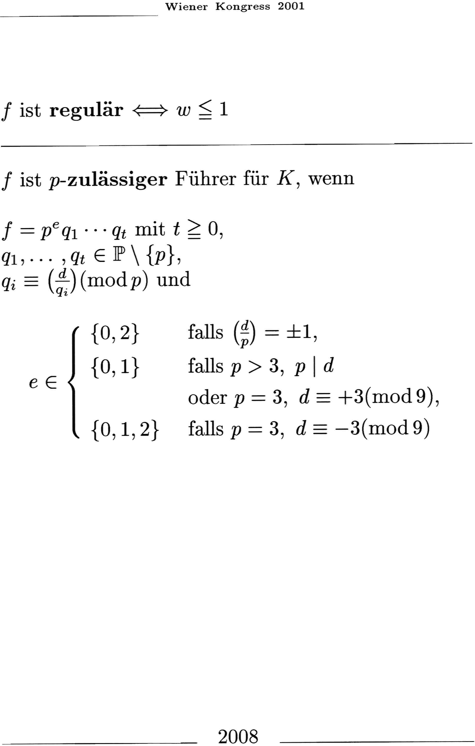 p-zul&auml;ssige F&uuml;hrer