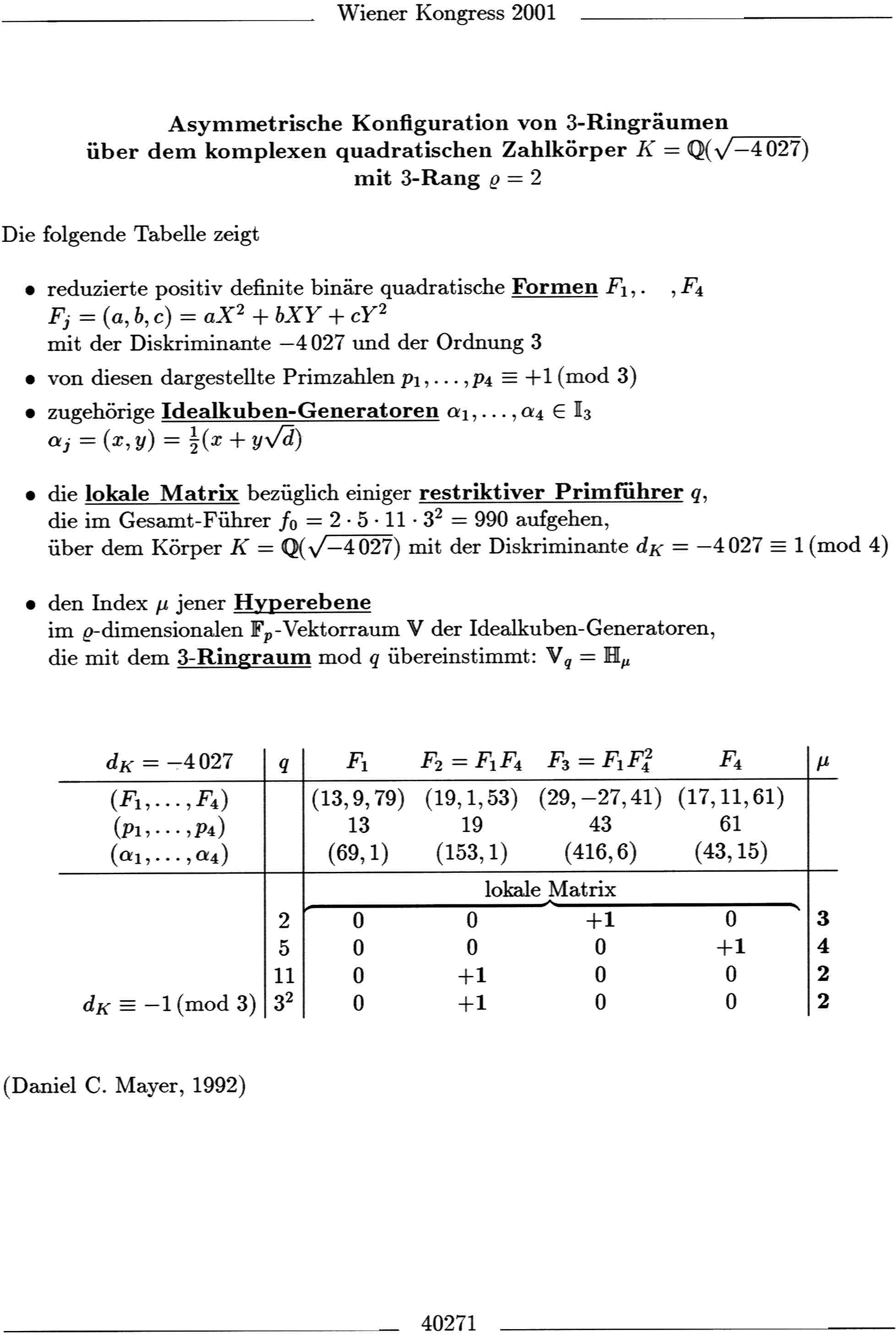 Asymmetrische Konfiguration von Ringr&auml;umen